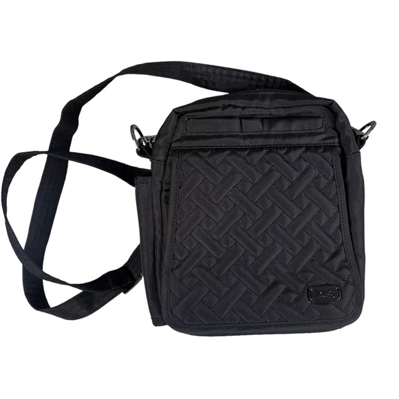 lug Bags Lug Flapper Rfid Convertible Crossbody Bag Brushed Black
